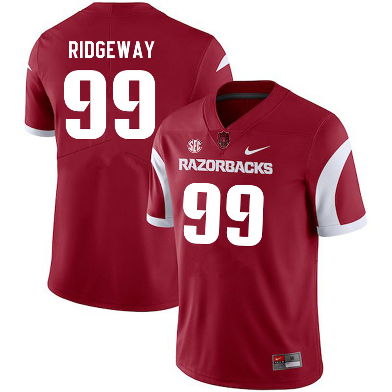 Men #99 John Ridgeway Arkansas Razorbacks College Football Jerseys Sale-Cardinal - Click Image to Close